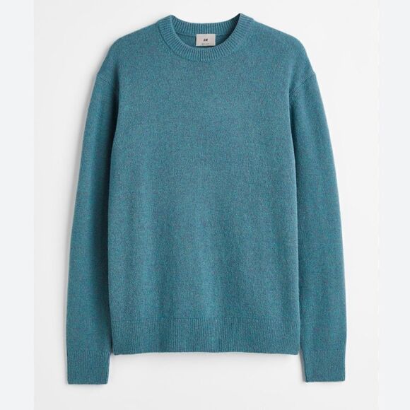 H&M Wool Blend Oversized Crew Neck Sweater Medium - Picture 1 of 8